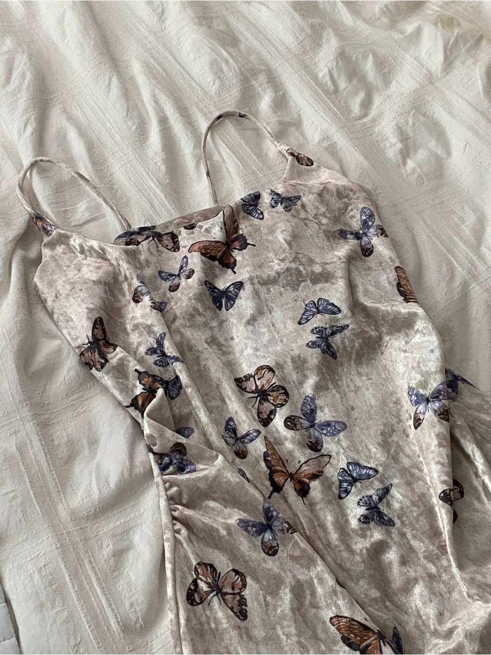 Butterfly champagne dress | Queenia